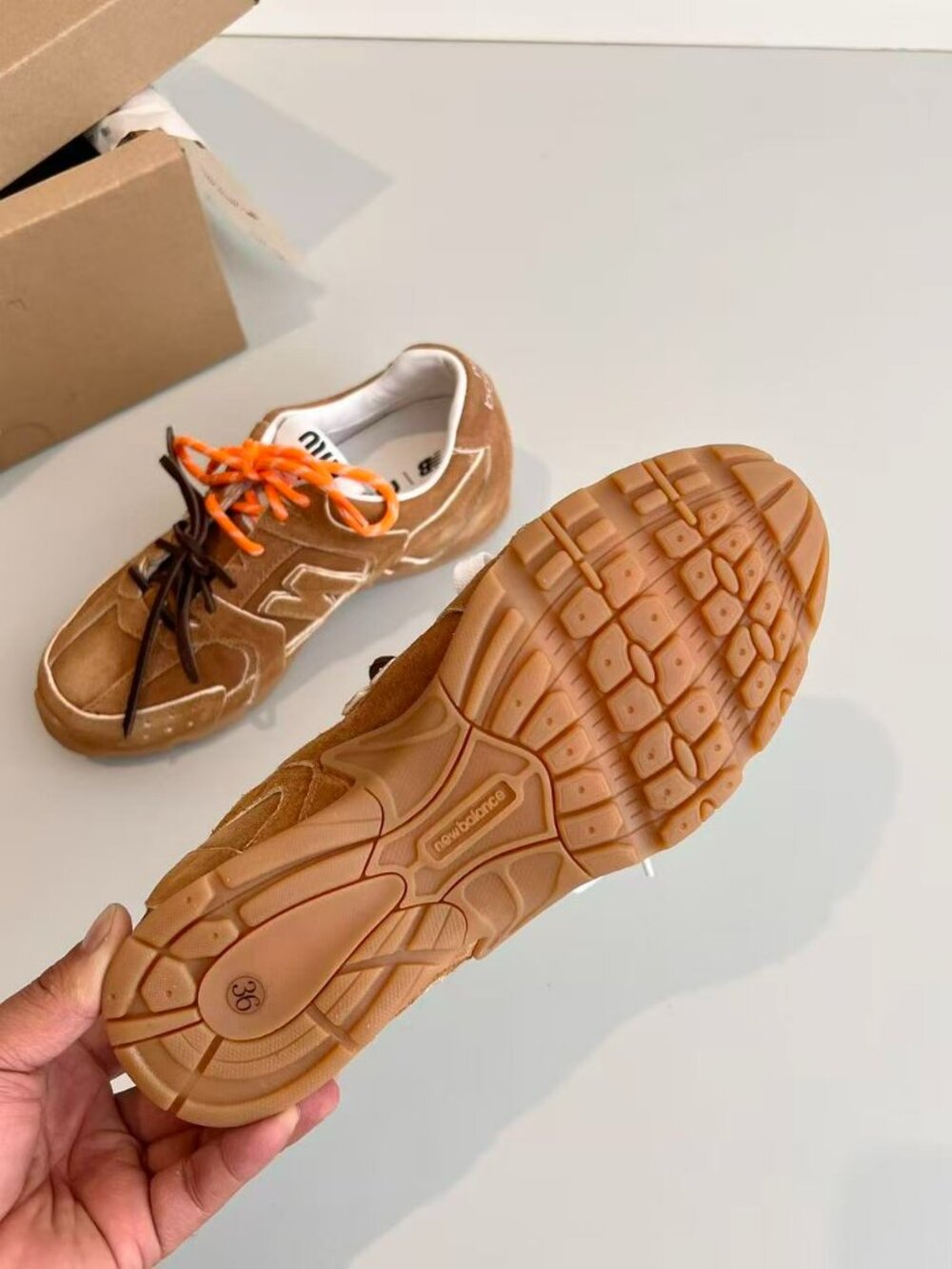Womens Miu Miu x New Balance 530 SL Sneakers - Picture 9 of 9